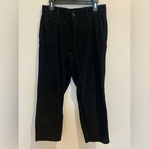 Portuguese Flannel Black Corduroy Pants Size M